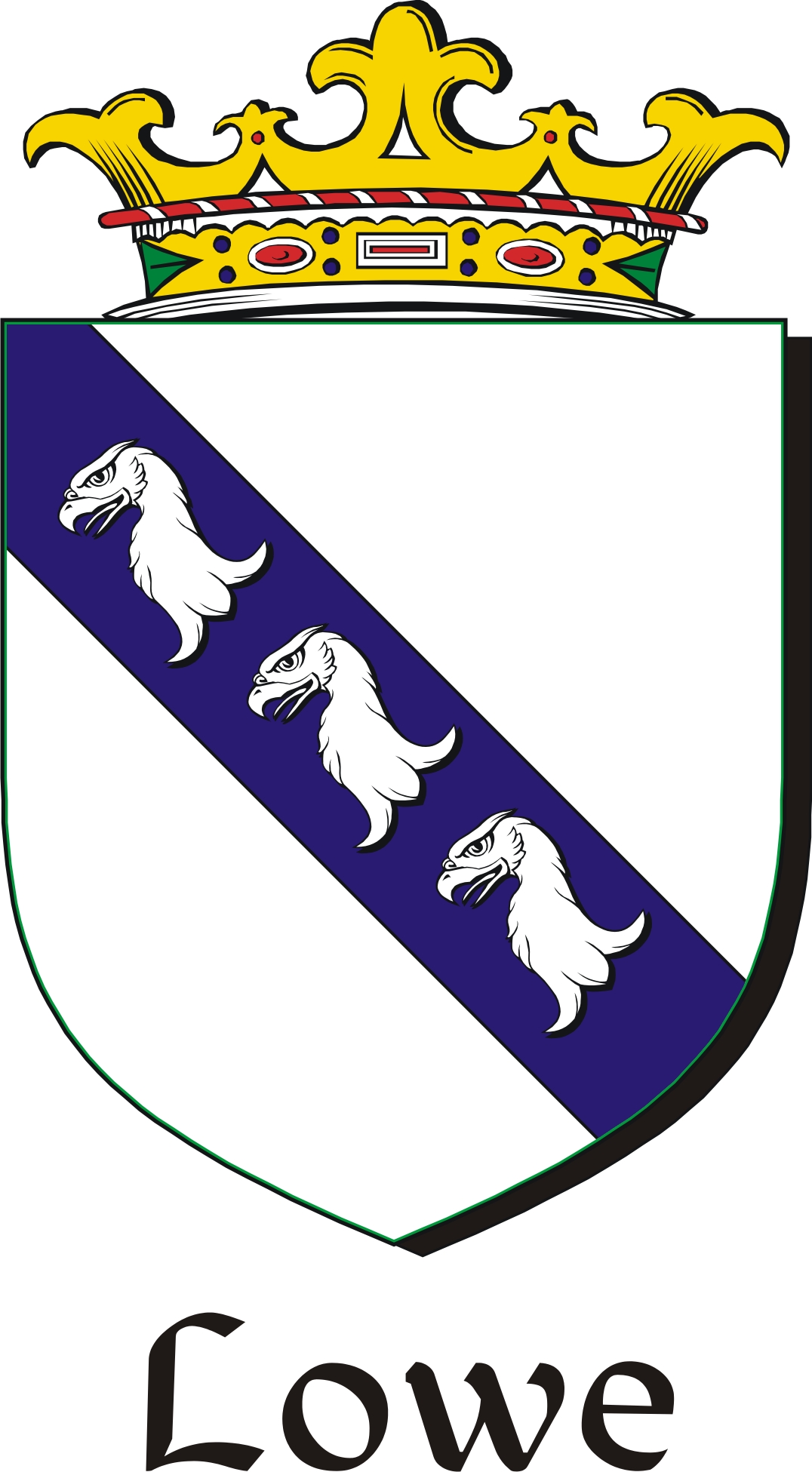 Thumbnail Lowe-2 Family Crest / Irish Coat of Arms Image Download