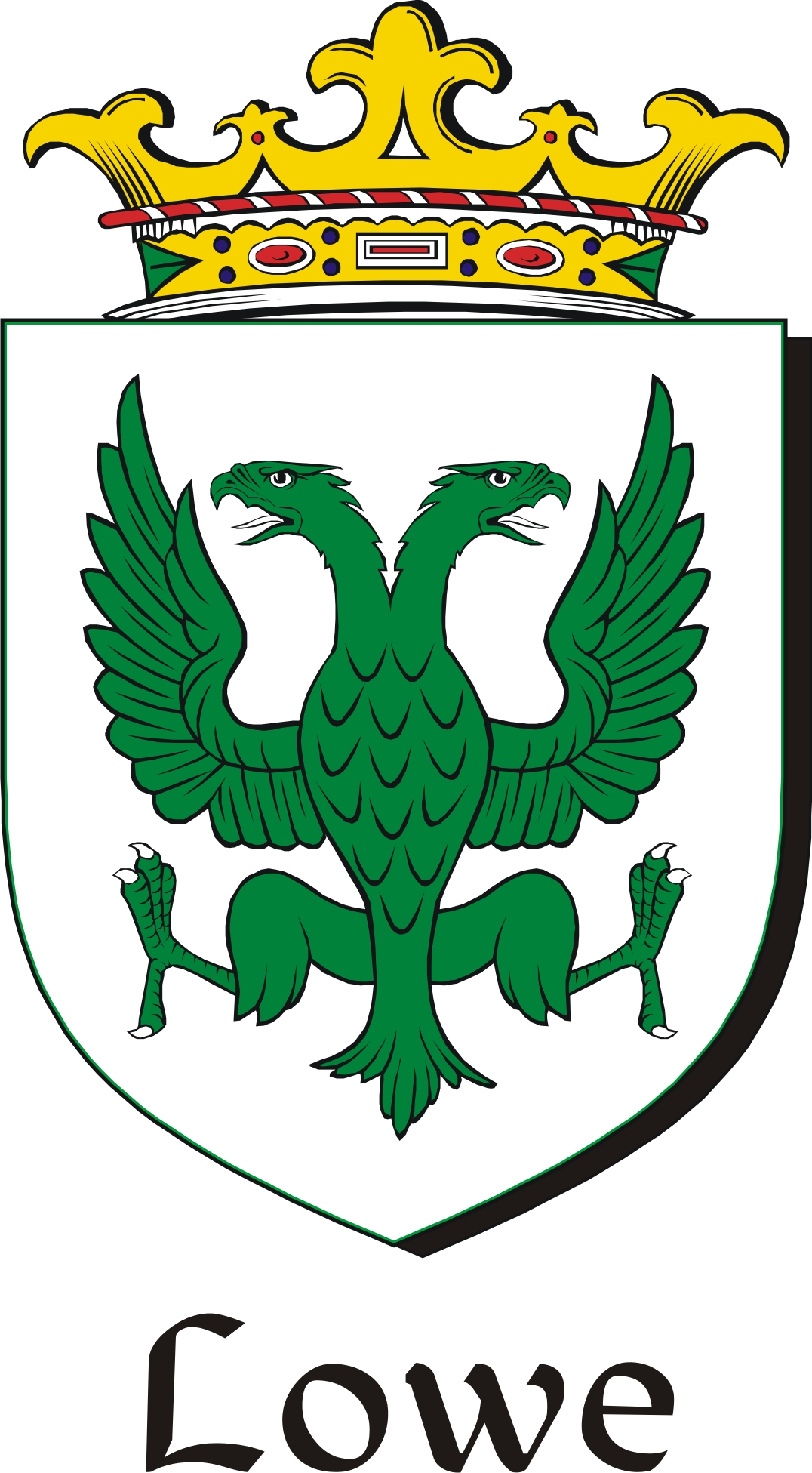 Thumbnail Lowe Family Crest / Irish Coat of Arms Image Download