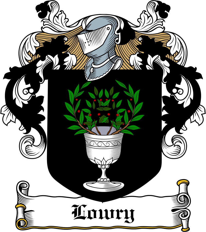 Thumbnail Lowry Family Crest / Irish Coat of Arms Image Download