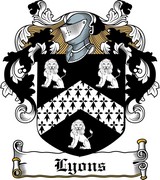 Thumbnail Lyons Family Crest / Irish Coat of Arms Image Download