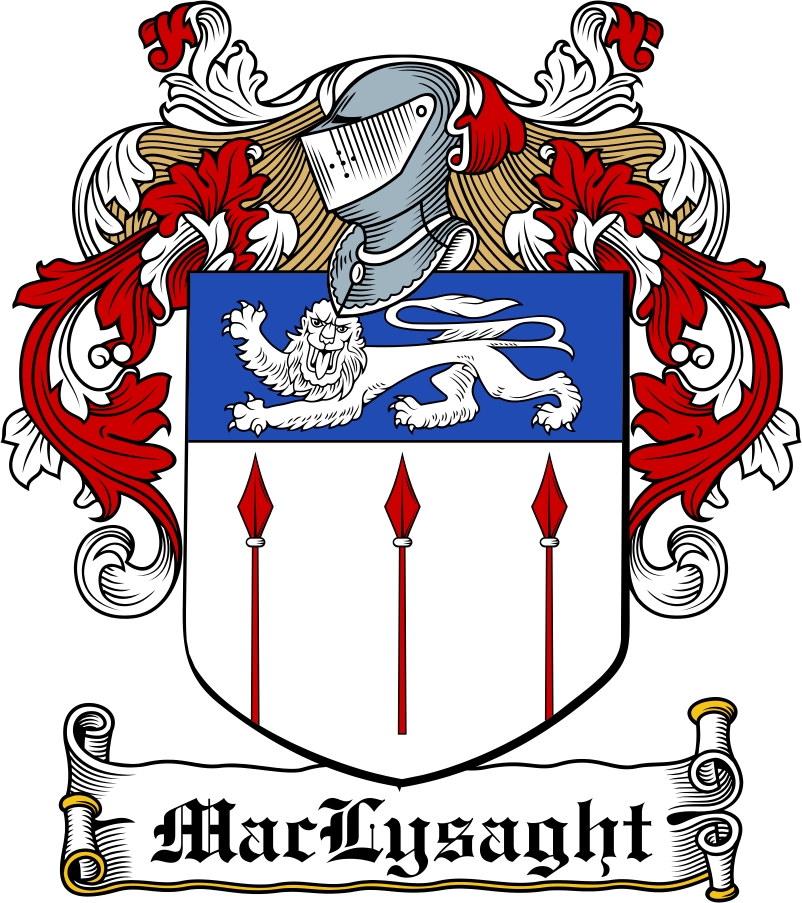 Thumbnail MacLysaght Family Crest / Irish Coat of Arms Image Download