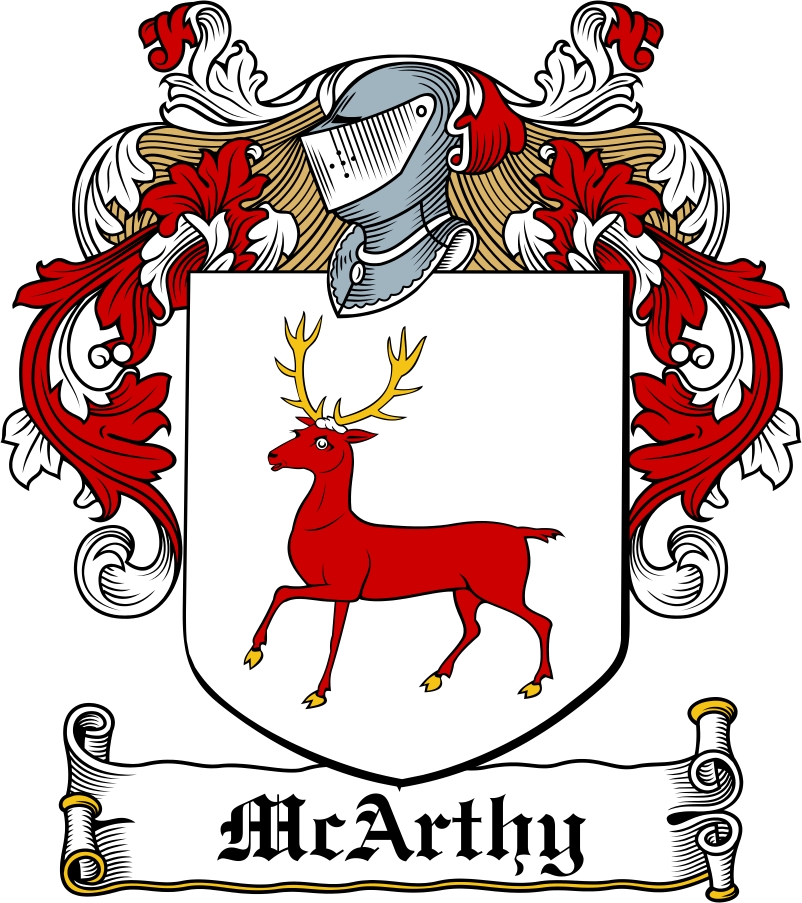 Thumbnail McCarthy Family Crest / Irish Coat of Arms Image Download Thumbnail McCarthy Family Crest / Irish Coat of Arms Image Download