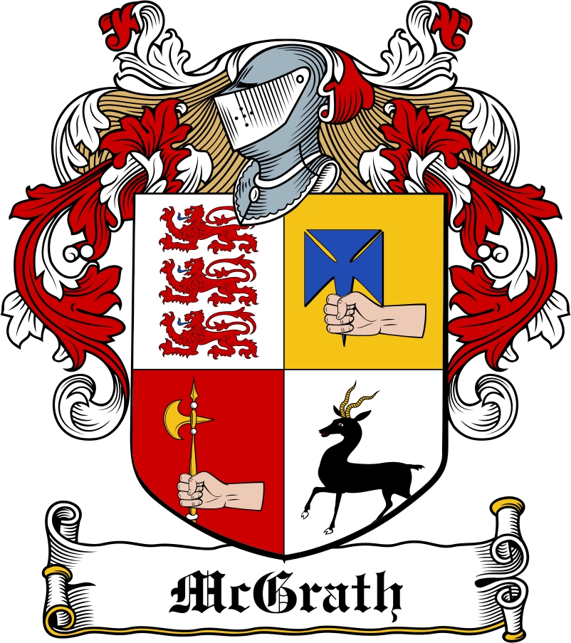Thumbnail McGrath Family Crest / Irish Coat of Arms Image Download