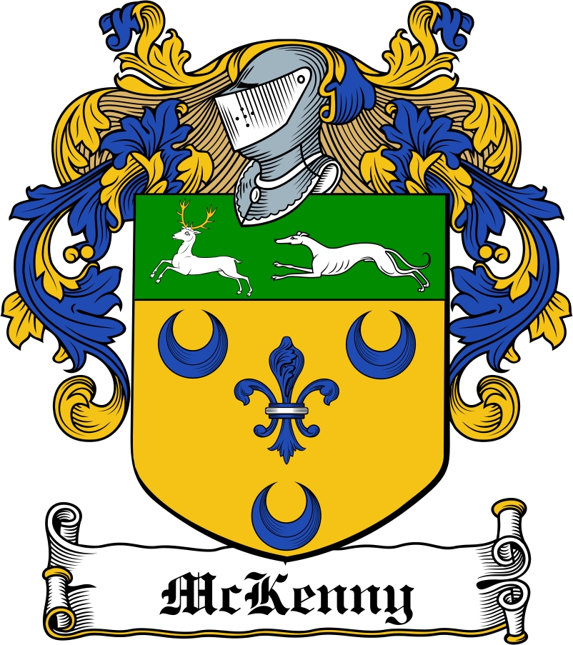 Thumbnail McKenny Family Crest / Irish Coat of Arms Image Download