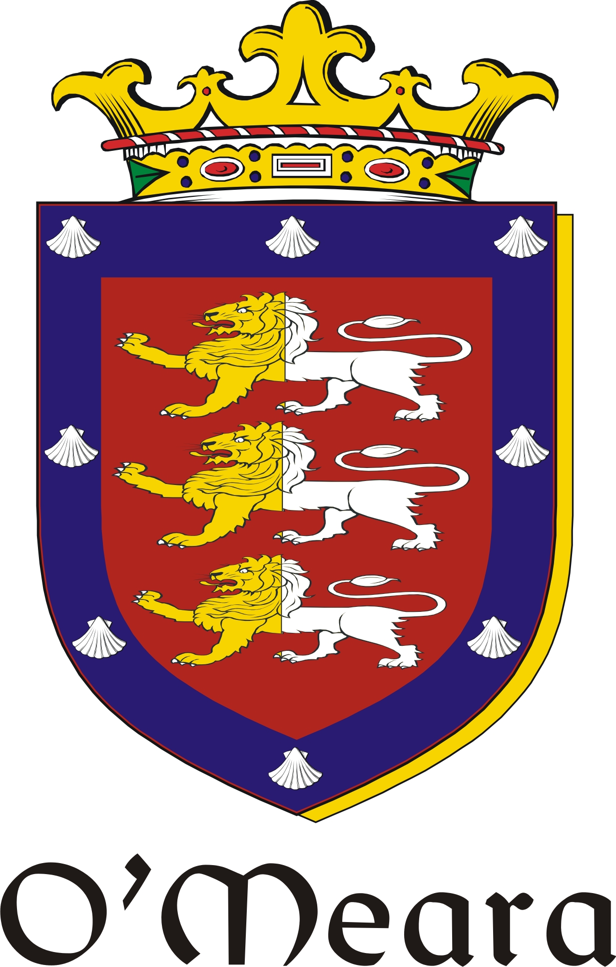 Thumbnail Meara-O Family Crest / Irish Coat of Arms Image Download Thumbnail Meara-O Family Crest / Irish Coat of Arms Image Download