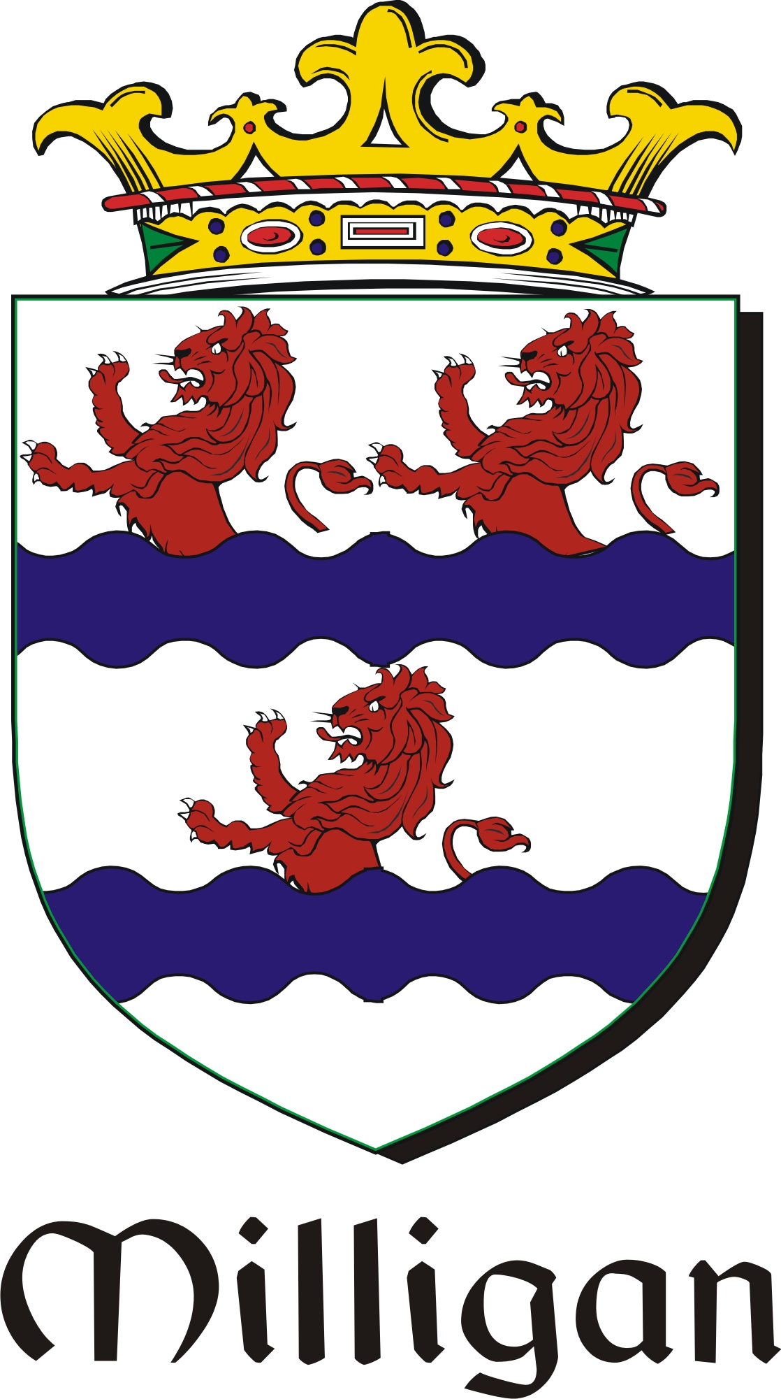 Thumbnail Milligan Family Crest / Irish Coat of Arms Image Download Thumbnail Milligan Family Crest / Irish Coat of Arms Image Download