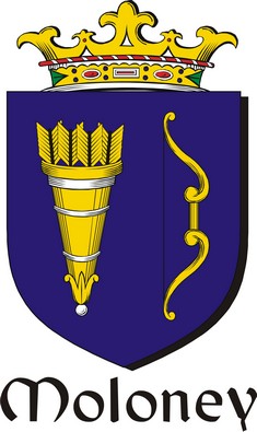 Thumbnail Moloney Family Crest / Irish Coat of Arms Image Download