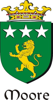 Thumbnail Moore Family Crest / Irish Coat of Arms Image Download