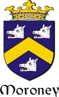 Thumbnail Moroney Family Crest / Irish Coat of Arms Image Download