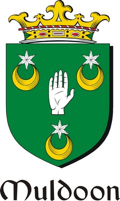 Thumbnail Muldoon Family Crest / Irish Coat of Arms Image Download