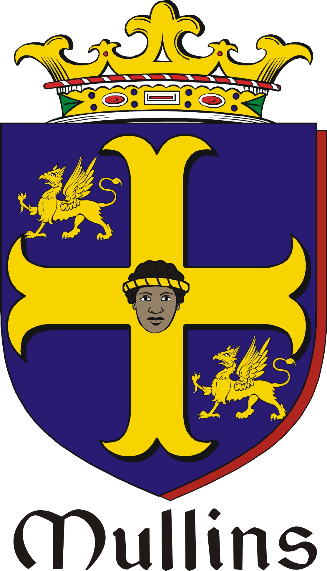 Thumbnail Mullins Family Crest / Irish Coat of Arms Image Download