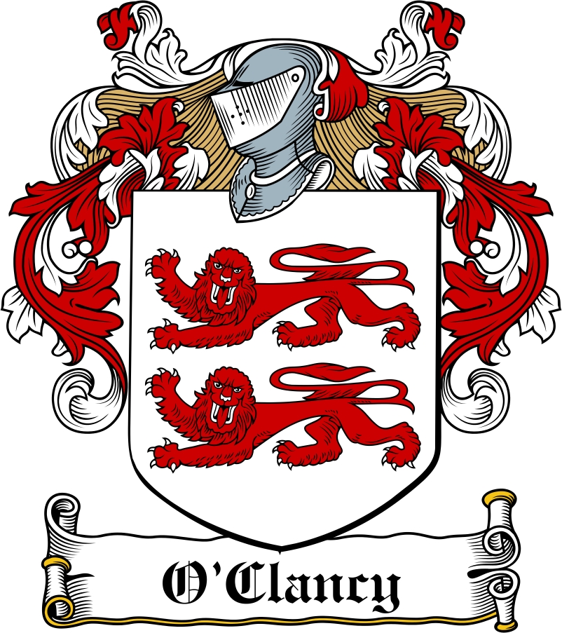 Thumbnail O‘Clancy Family Crest / Irish Coat of Arms Image Download Thumbnail O‘Clancy Family Crest / Irish Coat of Arms Image Download