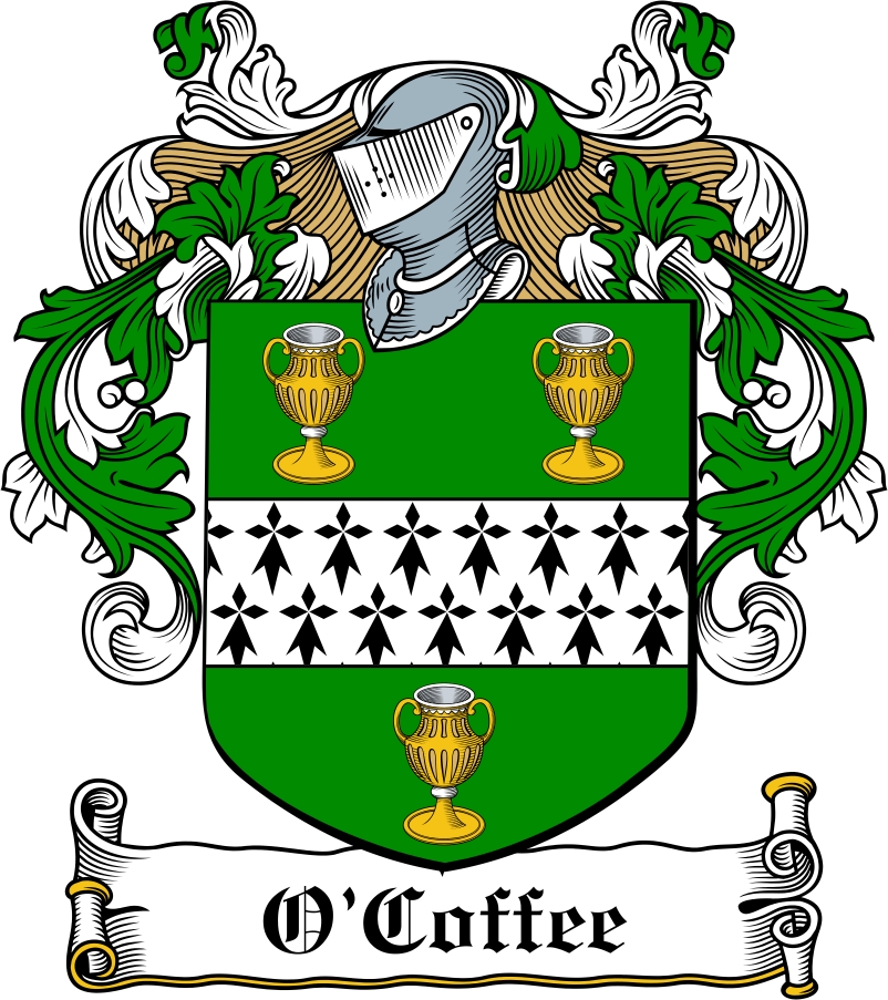 Thumbnail O‘Coffee Family Crest / Irish Coat of Arms Image Download Thumbnail O‘Coffee Family Crest / Irish Coat of Arms Image Download