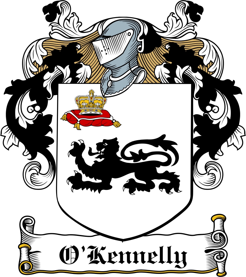 Thumbnail O‘Kennelly Family Crest / Irish Coat of Arms Image Download Thumbnail O‘Kennelly Family Crest / Irish Coat of Arms Image Download