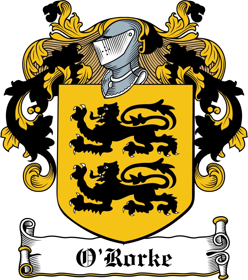 Thumbnail O‘Rorke Family Crest / Irish Coat of Arms Image Download Thumbnail O‘Rorke Family Crest / Irish Coat of Arms Image Download