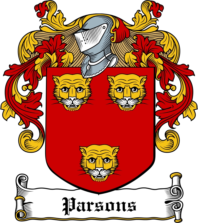 Thumbnail Parsons Family Crest / Irish Coat of Arms Image Download