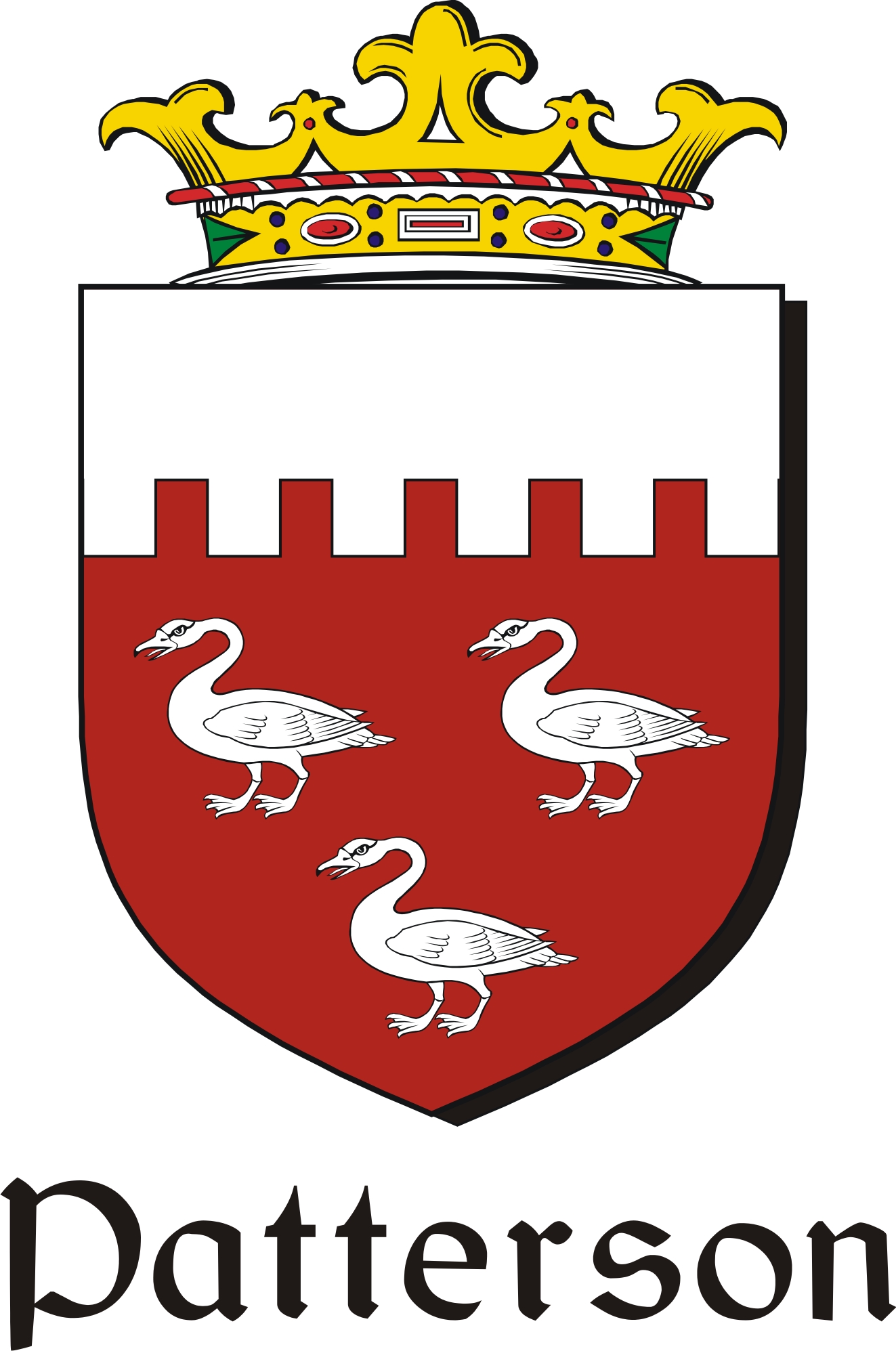 Thumbnail Patterson Family Crest / Irish Coat of Arms Image Download