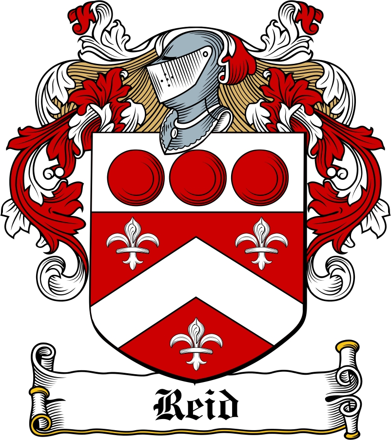 Thumbnail Reid Family Crest / Irish Coat of Arms Image Download
