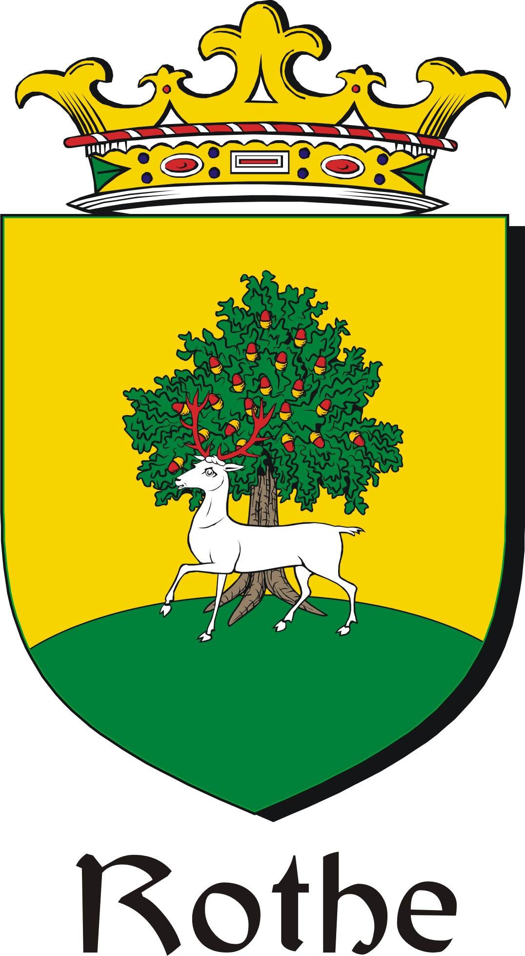 Thumbnail Rothe Family Crest / Irish Coat of Arms Image Download