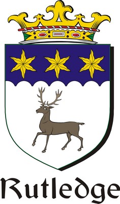 Thumbnail Rutledge Family Crest / Irish Coat of Arms Image Download