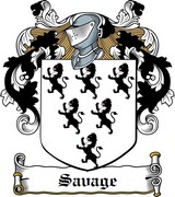 Thumbnail Savage Family Crest / Irish Coat of Arms Image Download
