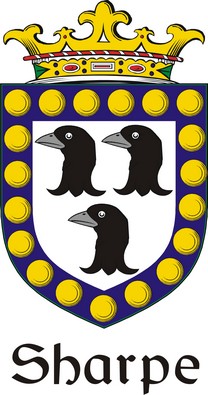 Thumbnail Sharpe Family Crest / Irish Coat of Arms Image Download