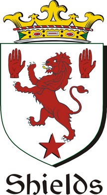 Thumbnail Shields Family Crest / Irish Coat of Arms Image Download