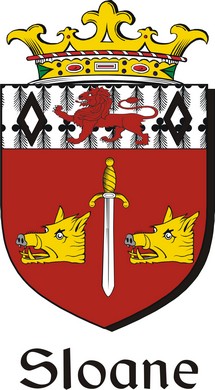 Thumbnail Sloane Family Crest / Irish Coat of Arms Image Download