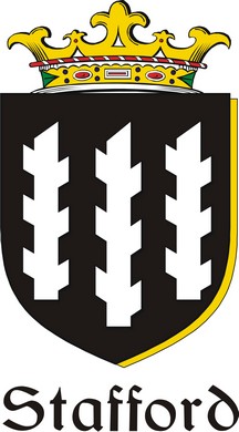 Thumbnail Stafford Family Crest / Irish Coat of Arms Image Download