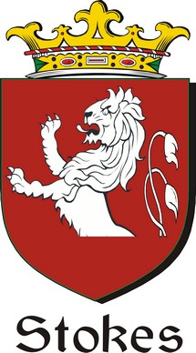 Thumbnail Stokes Family Crest / Irish Coat of Arms Image Download