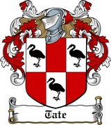 Thumbnail Tate Family Crest / Irish Coat of Arms Image Download