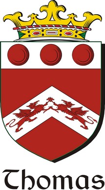 Thumbnail Thomas Family Crest / Irish Coat of Arms Image Download