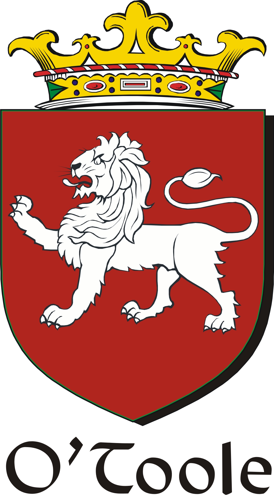 Thumbnail Toole-O Family Crest / Irish Coat of Arms Image Download