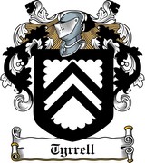 Thumbnail Tyrrell Family Crest / Irish Coat of Arms Image Download
