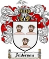 Thumbnail Alderson Family Crest Alderson Coat of Arms Digital Download