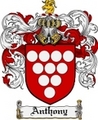 Thumbnail Anthony Family Crest Anthony Coat of Arms Digital Download