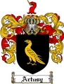 Thumbnail Artusy Family Crest Artusy Coat of Arms Digital Download