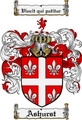 Thumbnail Ashurst Family Crest Ashurst Coat of Arms Digital Download