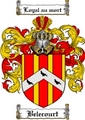 Thumbnail Belecourt Family Crest Belecourt Coat of Arms Digital Download