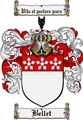 Thumbnail Bellet Family Crest Bellet Coat of Arms Digital Download