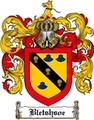 Thumbnail Bletshsoe Family Crest Bletshsoe Coat of Arms Digital Download