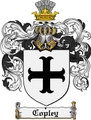 Thumbnail Copley Family Crest Copley Coat of Arms Digital Download