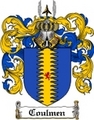 Thumbnail Coulmen Family Crest Coulmen Coat of Arms Digital Download