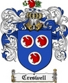 Thumbnail Creswell Family Crest Creswell Coat of Arms Digital Download