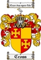 Thumbnail Cross Family Crest Cross Coat of Arms Digital Download