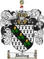 Thumbnail Dalling Family Crest Dalling Coat of Arms Digital Download