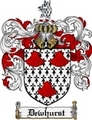 Thumbnail Dewhurst Family Crest Dewhurst Coat of Arms Digital Download