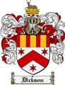 Thumbnail Dickson Family Crest Dickson Coat of Arms Digital Download