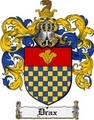 Thumbnail Drax Family Crest Drax Coat of Arms Digital Download