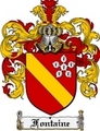 Thumbnail Fontaine Family Crest Fontaine Coat of Arms Digital Download